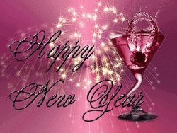 Girly Happy New Year Celebration GIF