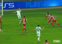 Giroud Almost Flying On The Ring GIF