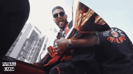 Giroud Celebrating Holding The Trophy GIF