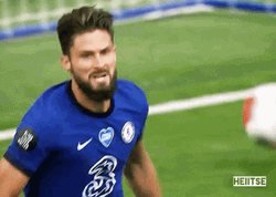 Giroud Giving His Best Shot GIF