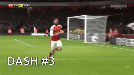 Giroud Happy Sliding GIF