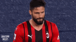 Giroud Shows Frustration In The Game GIF