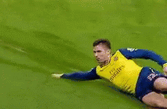 Giroud Sliding On The Field GIF