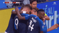 Giroud Team Hug GIF
