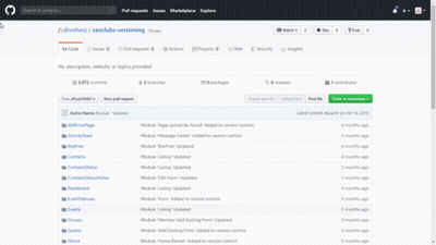 GitHub Page Showing Changed File GIF