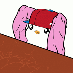 Give It To Me Annoyed Fudgy Penguin  GIF