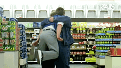 Give Me A Hug In A Grocery Funny Hug GIF