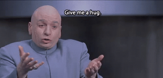 Give Me Hug Dr Evil One Million Dollars GIF