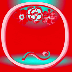 Giving Flowers Moving Text GIF