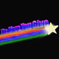Giving Tuesday Shooting Star GIF
