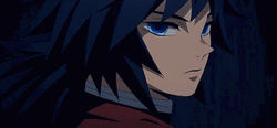 Giyu Face Zoom In GIF