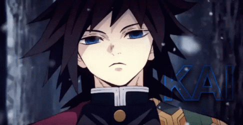 Giyu Snow Falls GIF
