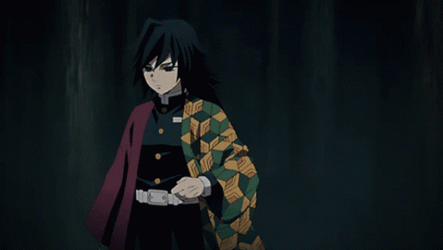 Giyu Withrdawing Sword GIF