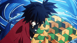 Giyuu Tomioka Controlling Water GIF