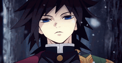 Giyuu Tomioka Snow GIF