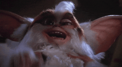 Gizmo Gremlins Close Up Mouth Open GIF