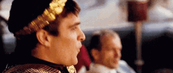 Gladiator Commodus Mocking Reaction GIF