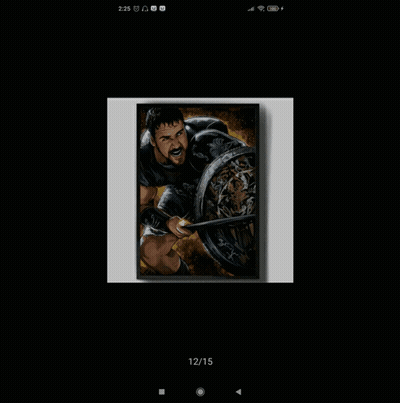 Gladiator Holding Shield And Sword GIF