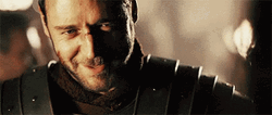 Gladiator Maximus Russel Crow Smiling GIF