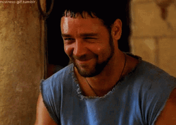 Gladiator Maximus Timid Smile GIF