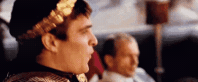 Gladiator Movie Poster Man Holding Sword Strength And Honor GIF