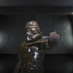 Gladiator Parody Thumbs Up Storm Trooper GIF