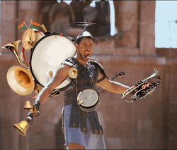 Gladiator Performer Are You Not Entertained GIF