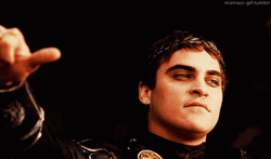 Gladiator Thumbs Down Angry Joaquin Phoenix