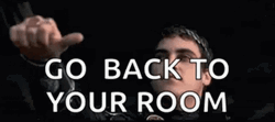 Gladiator Thumbs Up Back To Your Room GIF