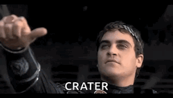 Gladiator Thumbs Up Commodus Crater Meme GIF