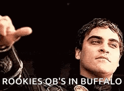 Gladiator Thumbs Up Rookies In Buffalo GIF