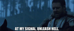 Gladiator Unleash Hell On Signal GIF