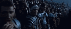 Gladiator War Scene Maximus Addressing Soldiers GIF