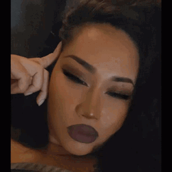 Glam Girl Eyeroll GIF