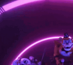 Glamrock Freddy Going Up The Stage GIF