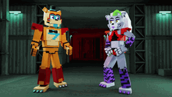 Glamrock Freddy Got Threatened GIF