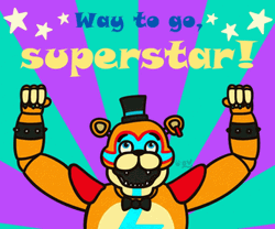 Glamrock Freddy Superstar GIF
