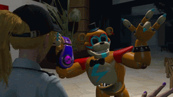 Glamrock Freddy Teasing GIF