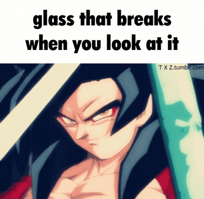 Glass Breaking Cartoon Character GIF