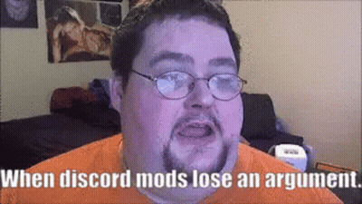Glasses Beard Man Says Discord Mods Lose Argument GIF