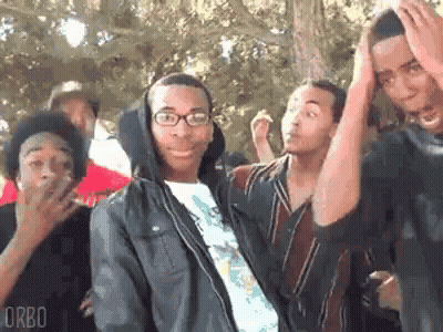 Glasses Hoodie Man Says I'm Not A Rapper GIF