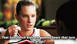 Glee Glee Britany Sour Patch Kids  GIF