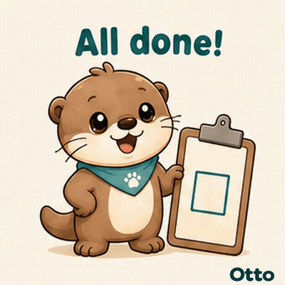 Gleespace Otto The Otter All Done GIF
