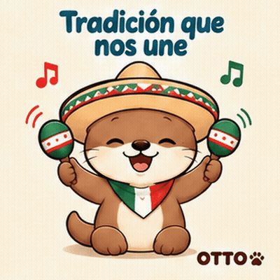 Gleespace Otto The Otter Tradición Que Nos Une GIF