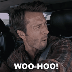 Glen Powell Excited Screams GIF