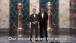 Glen Powell Golden Globes Presenter GIF