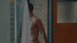 Glen Powell Half Naked Sexy Body GIF