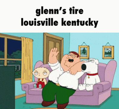 Glenn's Tire Louisville Kentucky Cartoon GIF