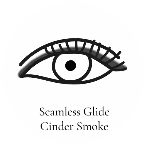 Glide Cinder Smoke Eye Icon Sticker