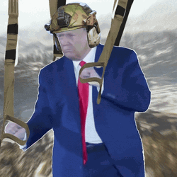 Glider Trump Dance GIF